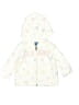 Old Navy Hearts White Jacket Size 0-3 mo - photo 1