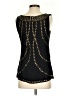 Nanette Lepore 100% Silk Black Sleeveless Silk Top Size 4 - photo 2