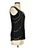 Nanette Lepore 100% Silk Black Sleeveless Silk Top Size 4 - photo 4