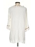 Blue Island 100% Rayon Ivory 3/4 Sleeve Blouse Size S - photo 2