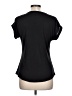 Crosby 100% Rayon Metallic Silver Short Sleeve Top Size L - photo 2