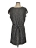 Armani Exchange 100% Polyester Chevron-herringbone Gray Casual Dress Size S - photo 1