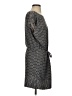 Armani Exchange 100% Polyester Chevron-herringbone Gray Casual Dress Size S - photo 4