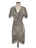 Babaton Animal Print Gray Tan Cocktail Dress Size S - photo 1