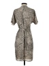 Babaton Animal Print Gray Tan Cocktail Dress Size S - photo 2