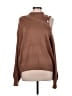 Shein 100% Acrylic Brown Turtleneck Sweater Size L - photo 1