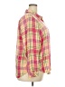 Torrid 100% Rayon Plaid Pink 3/4 Sleeve Button-Down Shirt Size 3X Plus (3) - photo 4