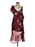 Keepsake 100% Polyester Floral Burgundy Cocktail Dress Size S - photo 1