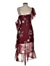 Keepsake 100% Polyester Floral Burgundy Cocktail Dress Size S - photo 2