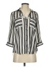 By & By 100% Polyester Stripes Ivory 3/4 Sleeve Blouse Size XS - photo 1