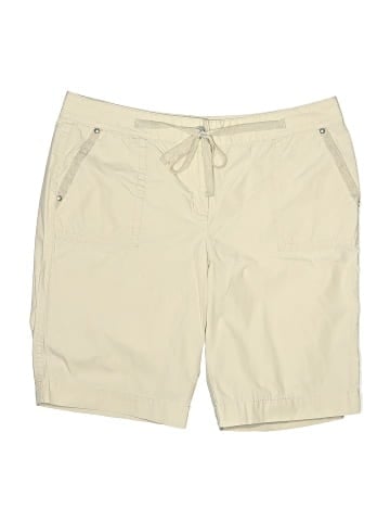Ann Taylor Khaki Shorts (view 1)