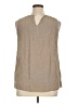 MM. LaFleur Tan Sleeveless Blouse Size L - photo 2