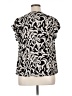 Dana Buchman Black Short Sleeve Blouse Size XL - photo 2
