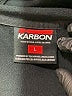 Karbon 100% Polyester Black Zip Up Hoodie Size L - photo 6