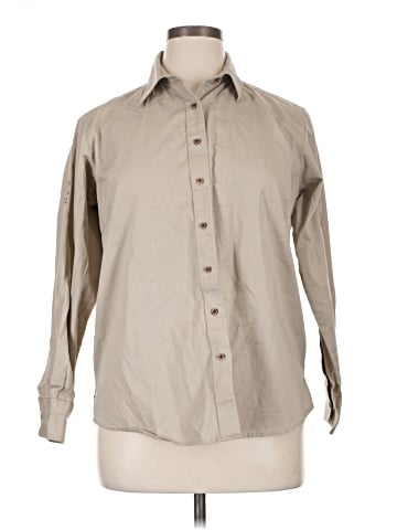 Harriton Long Sleeve Button-Down Shirt (view 1)