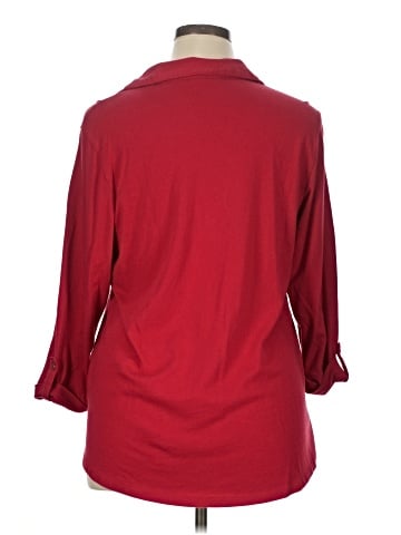 Karen Scott 3/4 Sleeve Blouse (view 2)