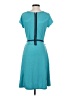 The Limited Stripes Teal Casual Dress Size S - photo 2