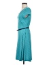 The Limited Stripes Teal Casual Dress Size S - photo 5