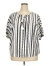 Shein Curve Ivory Short Sleeve Blouse Size 2X - photo 1