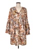Unbranded 100% Polyester Paisley Tan Casual Dress Size M - photo 1