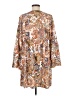 Unbranded 100% Polyester Paisley Tan Casual Dress Size M - photo 2