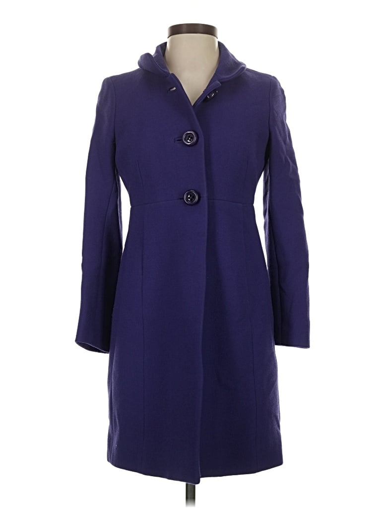 Pre-owned Jcrew Coat In Purple