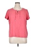 Chico's 100% Cotton Pink Short Sleeve Top Size XL (3) - photo 1