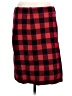 Chaps Plaid Red Casual Skirt Size L - photo 2