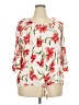 JM Collection 100% Rayon Ivory 3/4 Sleeve Blouse Size 2X - photo 1