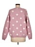 Chelsea & Theodore Polka Dots Pink Pullover Sweater Size M - photo 2