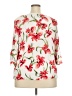 JM Collection 100% Rayon Ivory 3/4 Sleeve Blouse Size 2X - photo 2