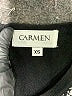 Carmens Black Sleeveless Top Size XS - photo 7