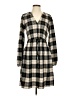 Knox Rose Plaid Gray Casual Dress Size XS - photo 1