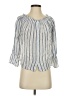 Timing Blue 3/4 Sleeve Blouse Size S - photo 1