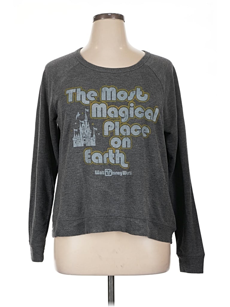 Pre-owned Disney Parks Pullover Sweater In Gray