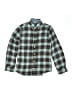 Crown & Ivy Plaid Green Long Sleeve Button-Down Shirt Size M (kids) - photo 1