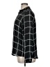 Apt. 9 100% Polyester Plaid Black Long Sleeve Blouse Size XL - photo 5
