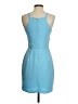 Amanda Uprichard 100% Polyester Solid Blue Cocktail Dress Size P (petite) - photo 2