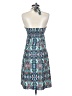 Athleta Print Teal Casual Dress Size 4 - photo 2