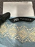 Zara Blue 3/4 Sleeve Blouse Size XS - photo 7