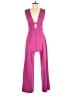 Express Solid Pink Jumpsuit Size S - photo 1