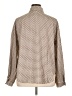 Unbranded 100% Polyester Houndstooth Brown Long Sleeve Blouse Size XXL - photo 2