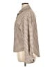 Unbranded 100% Polyester Houndstooth Brown Long Sleeve Blouse Size XXL - photo 5