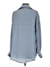 Free People 100% Recycled Polyester Blue Long Sleeve Blouse Size S - photo 2