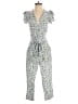 Banjanan 100% Rayon Floral Blue Jumpsuit Size S - photo 1