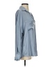 Free People 100% Recycled Polyester Blue Long Sleeve Blouse Size S - photo 4