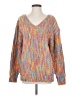 Suzanne Betro 100% Acrylic Tweed Orange Pullover Sweater Size Sm - Med - photo 1