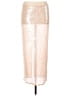 Edikted Metallic Silver Ivory Formal Skirt Size M - photo 1