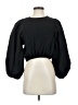 Zara Black 3/4 Sleeve Top Size S - photo 1