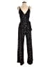 Kaileigh Animal Print Black Jumpsuit Size S - photo 1